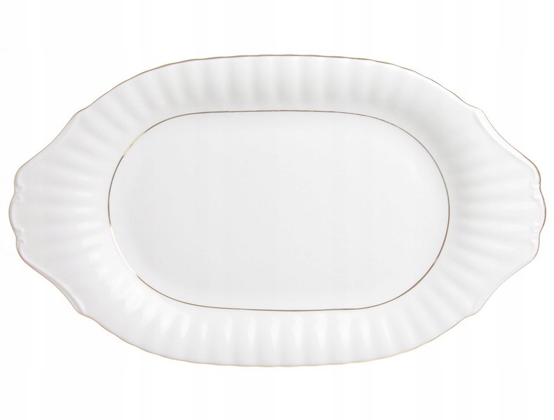 

Półmisek Owalny Złoty Chodzież Iwona B014 28 CM
