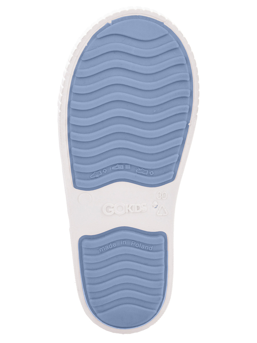 Dziecięce kalosze, błękitne, Go Kids, r. 32 Płeć chłopcy dziewczynki