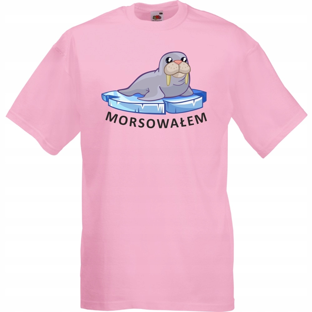 

Koszulka morsowałem morsy morsowanie XXL różowa