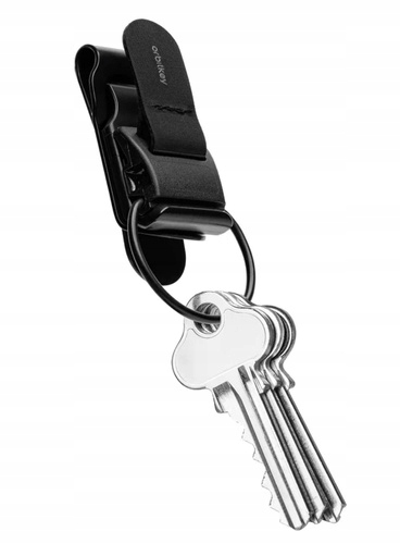 Držák na klíče přívěsek na klíče Orbitkey Utility Clip černý