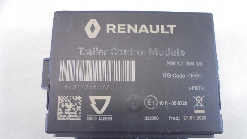 CAPTUR II MODUL STEROWNIK HAKA PRZYCZEPY ORYG Part number 8201725607