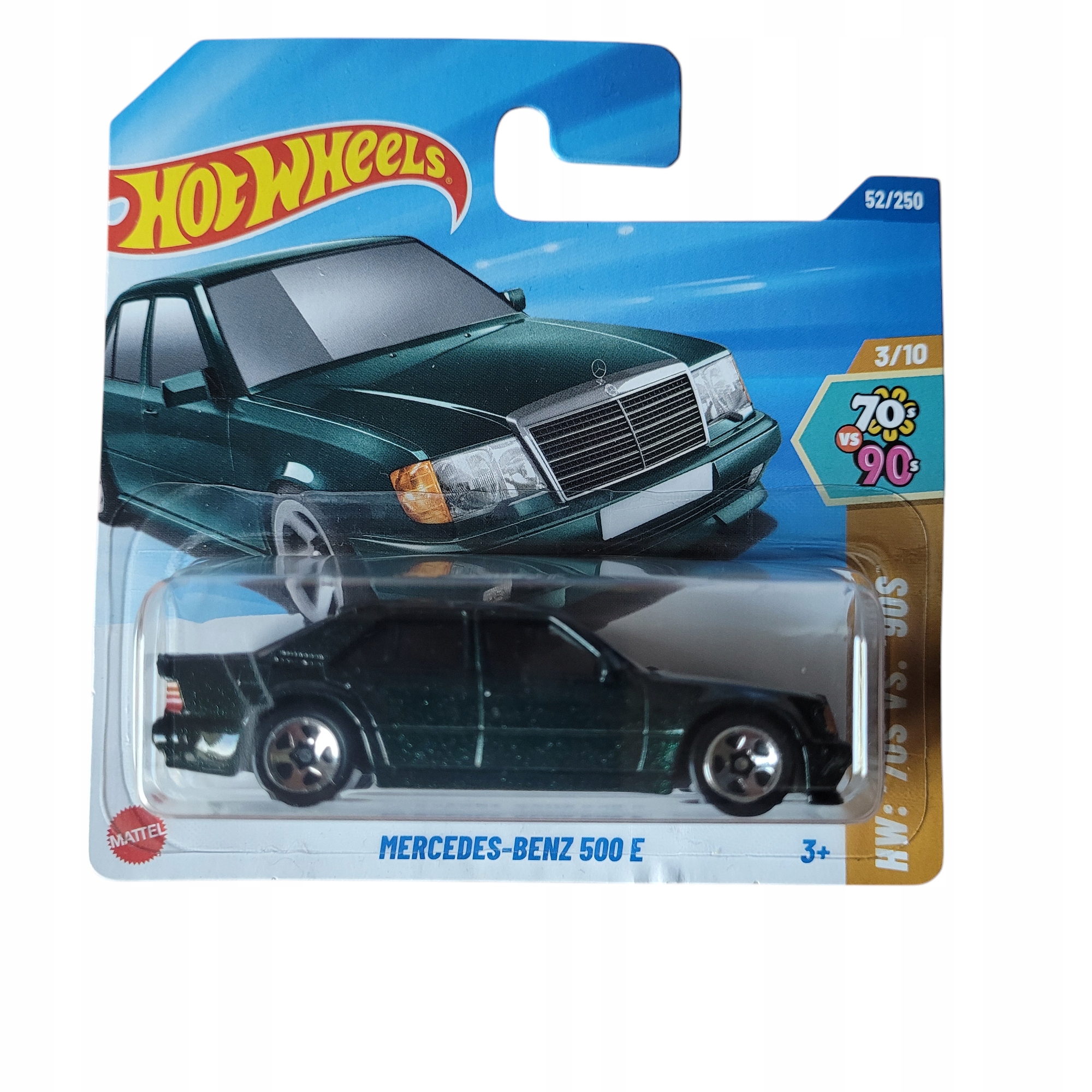HOT WHEELS MERCEDES-BENZ 500 E ZIELONY