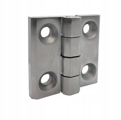 Závěs plochý 60x60 mm ocel 4 otvory Inox