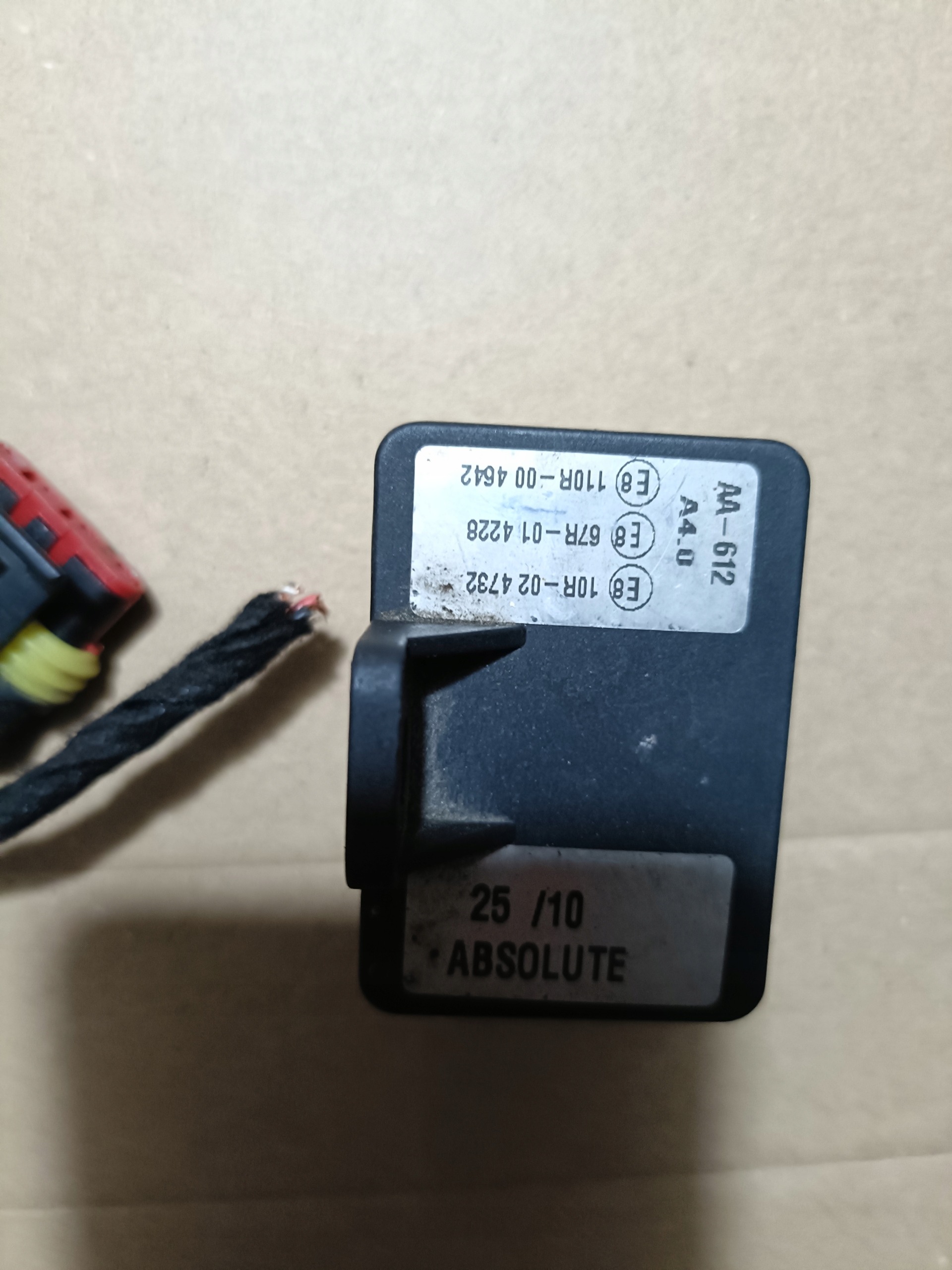 Mapsensor sensore pressione Zenit 4 cavi Spina AA-612