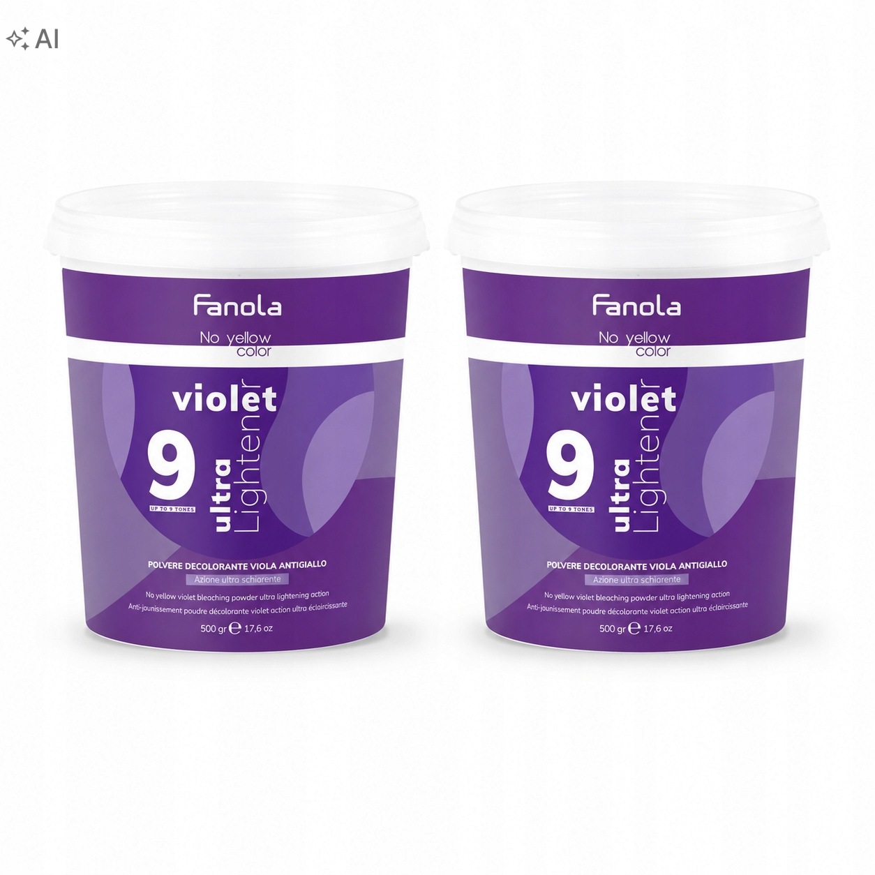Fanola No Yellow Color Rozjasňovač Na 9 Tónů 500G x 2 kusy