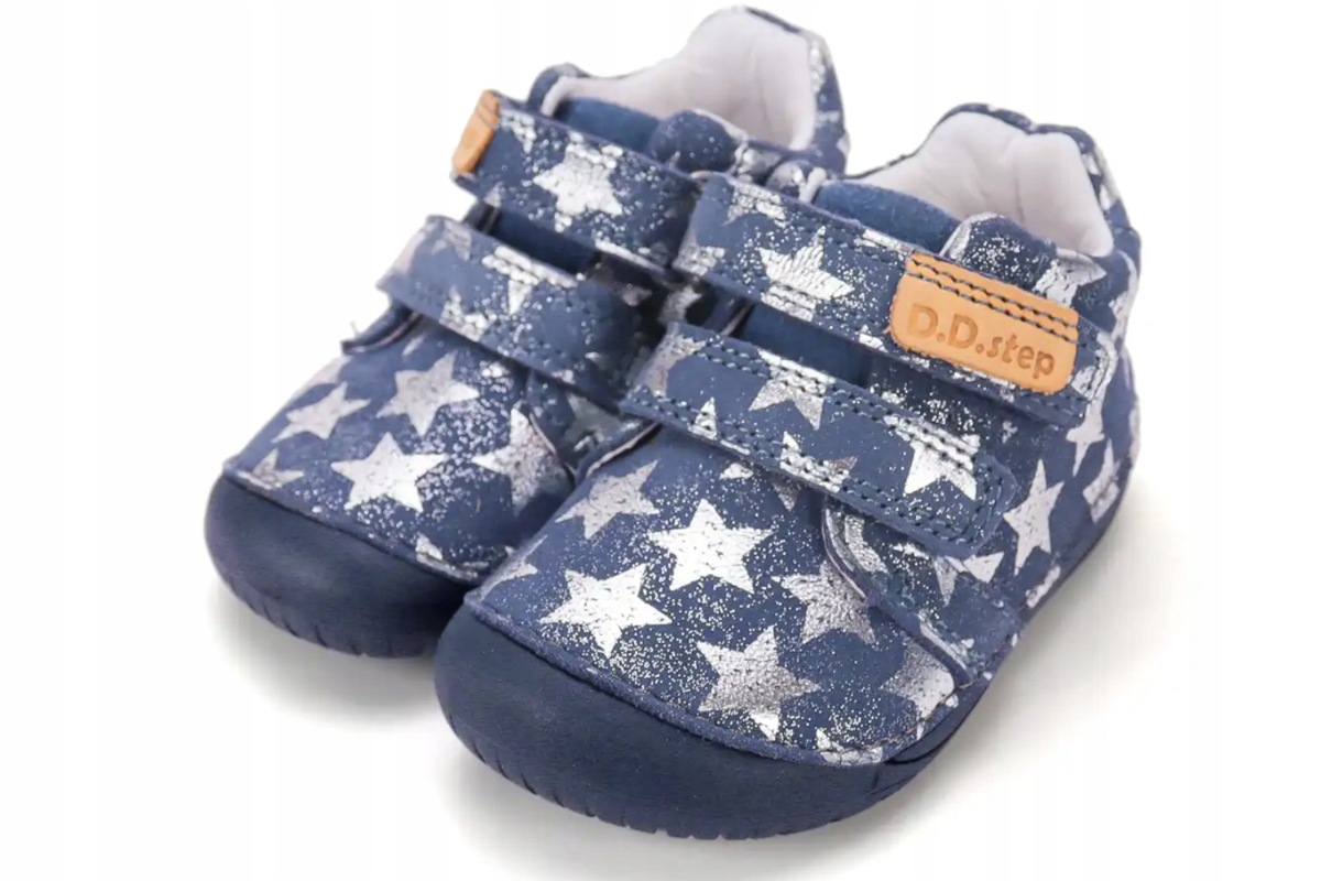 Barefoot Buty Dziecięce do Przedszkola dla Dziewczynki na Rzepy DDStep 24