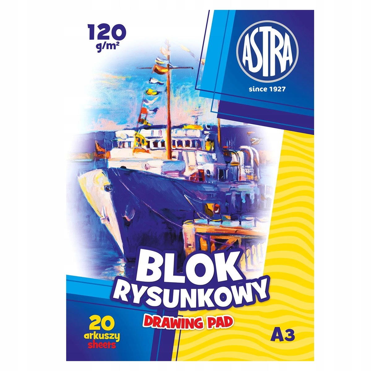 

Blok Rysunkowy A3 Astra 20 Arkuszy