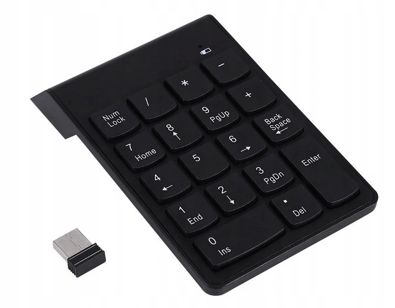 

Bezprzewodowa Klawiatura Usb Numeryczna mini slim