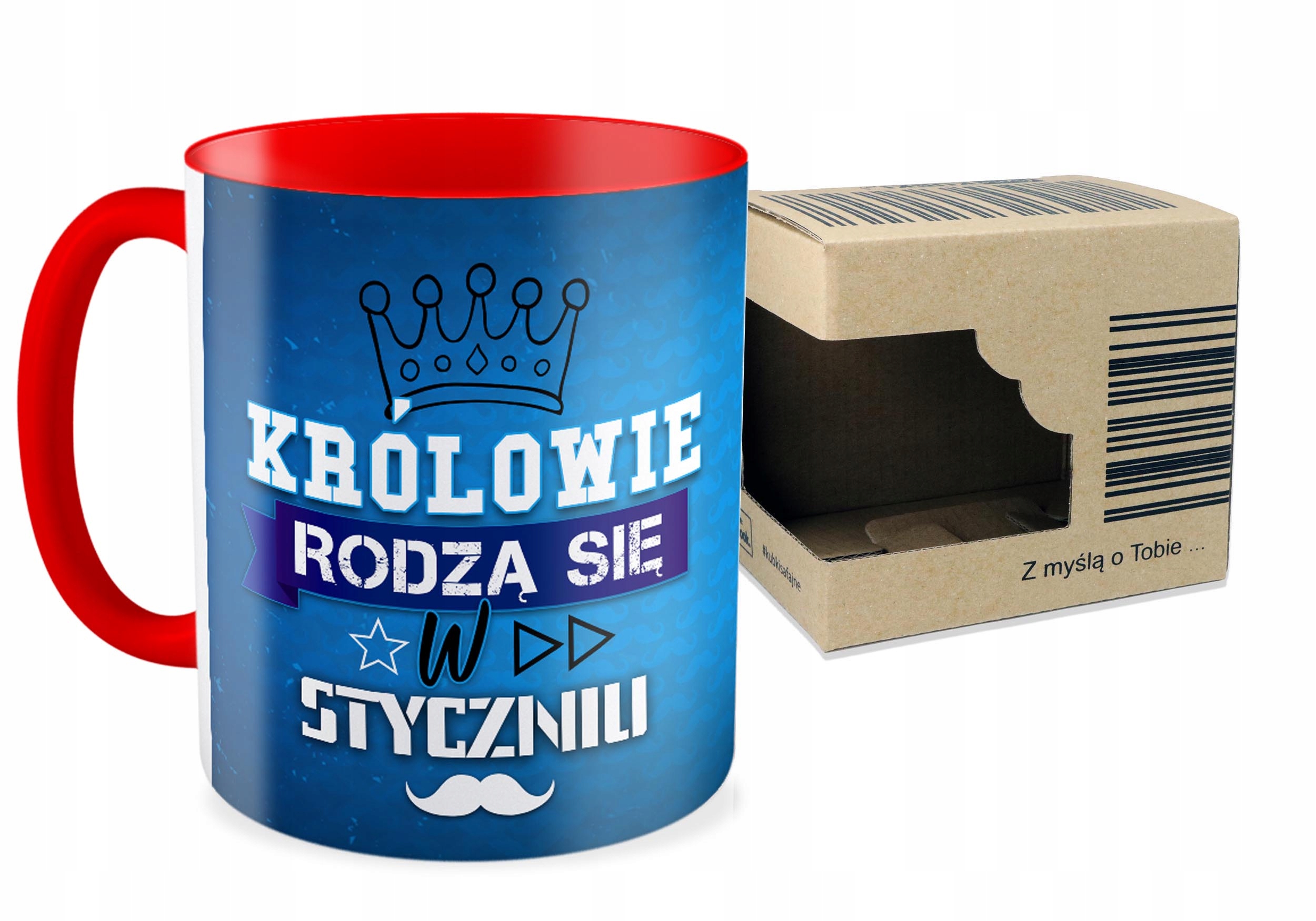 

Kubek czerwony Urodziny Królowie Rodzą Się
