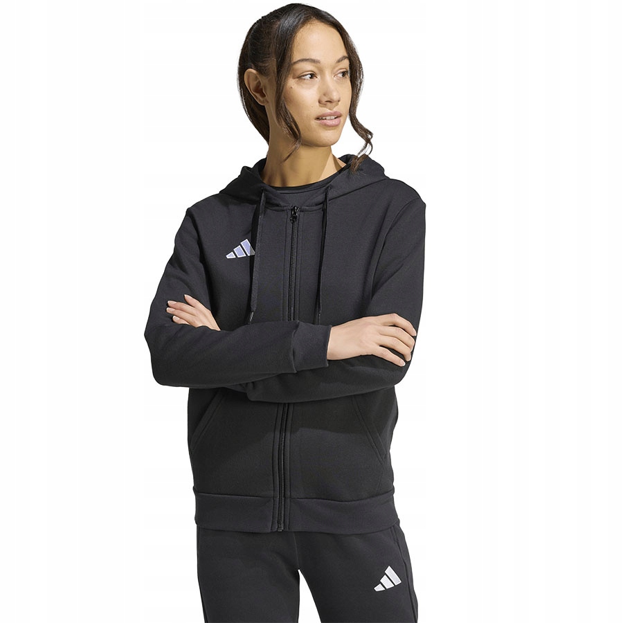 Adidas Entrada 26 Hoody Full Zip (L) Mikina Černá