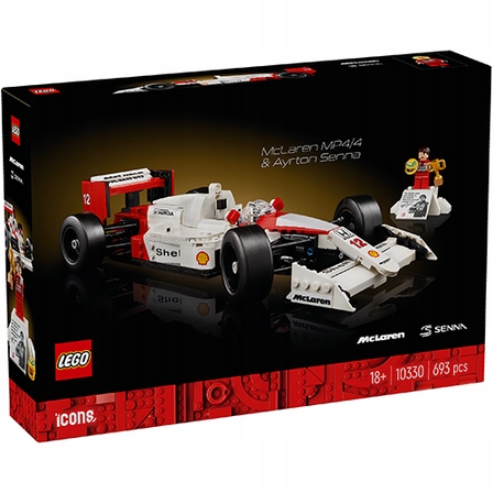 Lego Icons McLaren MP4/4 a Ayrton Senna 10330