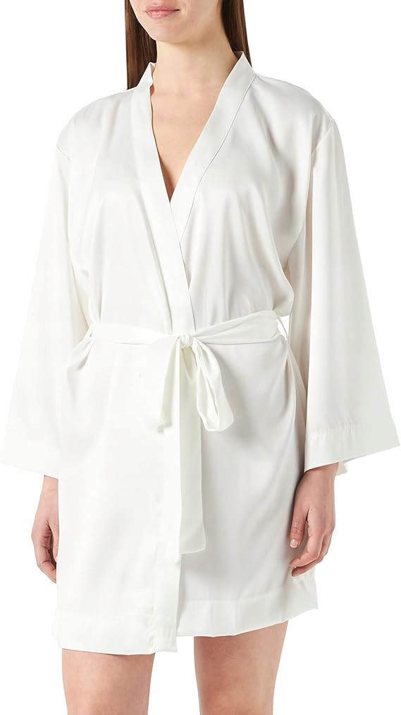 Ow Intimates Bílý Župan Se Zavazováním A Kapsami 38 6FA