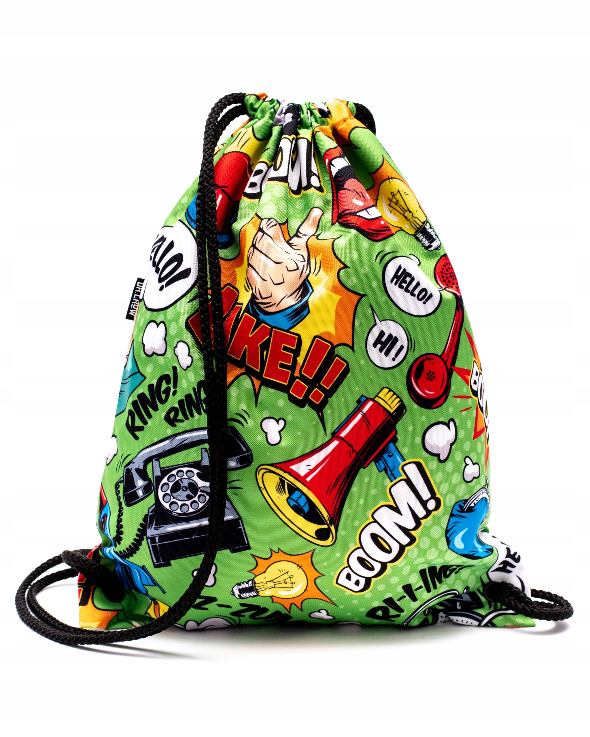 

Worek Plecak Sznurek Wodoodporny Komiks Green