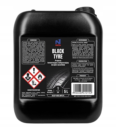Black Tyre preparat do konserwacji opon 5L Nata