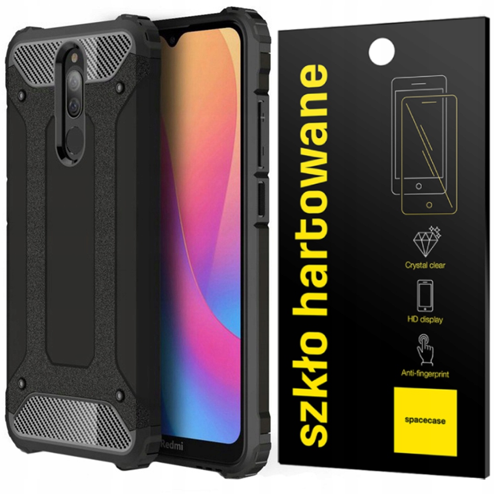 

Etui Pancerne X-armor Do Redmi 8/8A Pełne Szkło