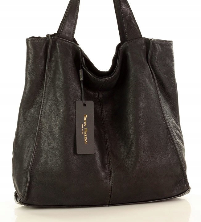

Marco Mazzini Torebka miejski shopper bag skóra na