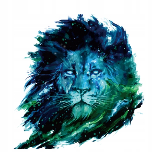 

Termo Naklejka Aplikacja Naprasowanka lew Z-2