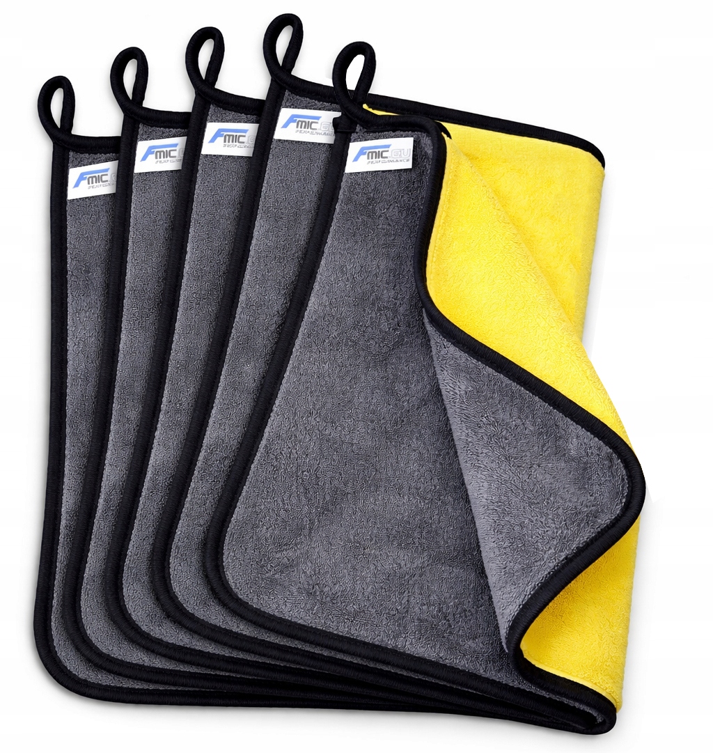 Ręczniki z Mikrofibry Miktofibra do Samochodu Osuszania 5 szt 40cm 600g/m²