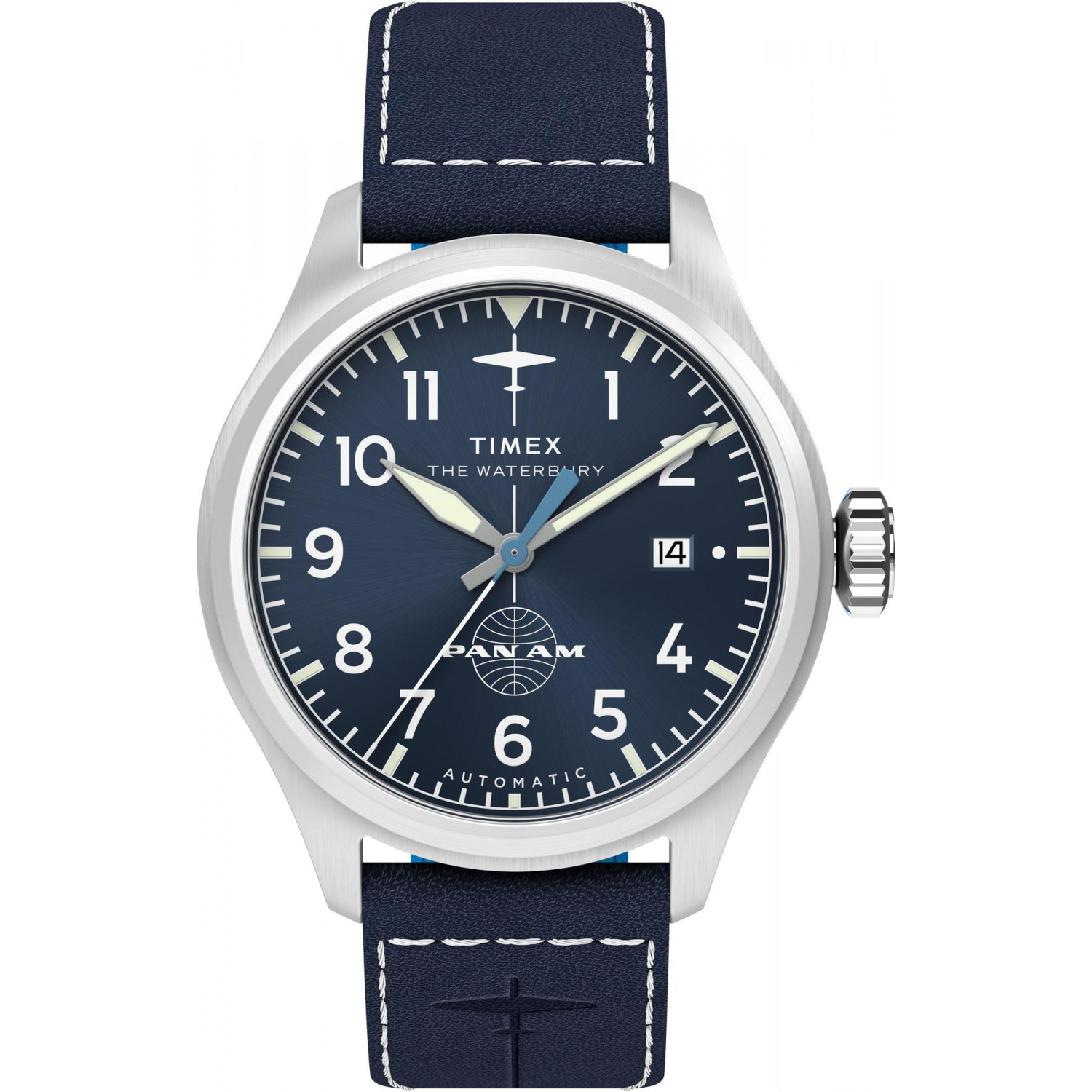 Pánské Hodinky Timex TW2Y38800, modrý řemínek