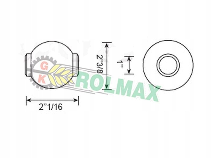Kula cięgła górnego KAT 3/2 33004 Numer katalogowy oryginału TL960254GP.04