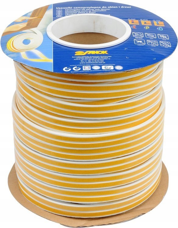 USZCZELKA USZCZELKI DO DRZWI I OKIEN typ E 1 metr Marka Dobo