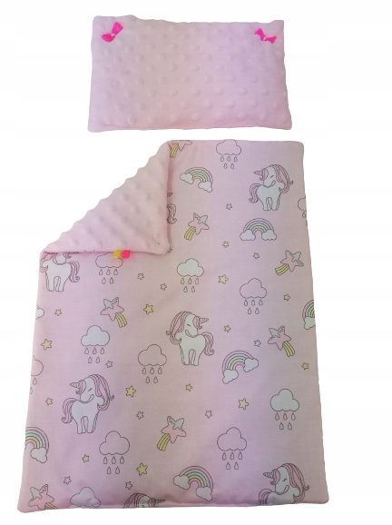 POŚCIEL DLA LALEK Z WYPEŁNIENIEM KOŁDERKA PODUSZKA