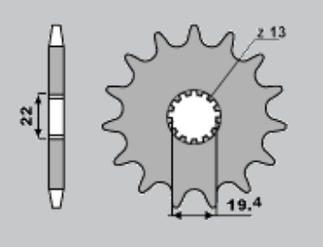 

Pbr Zębatka Przednia 439 15 18NC Suzuki Gr 650 (83