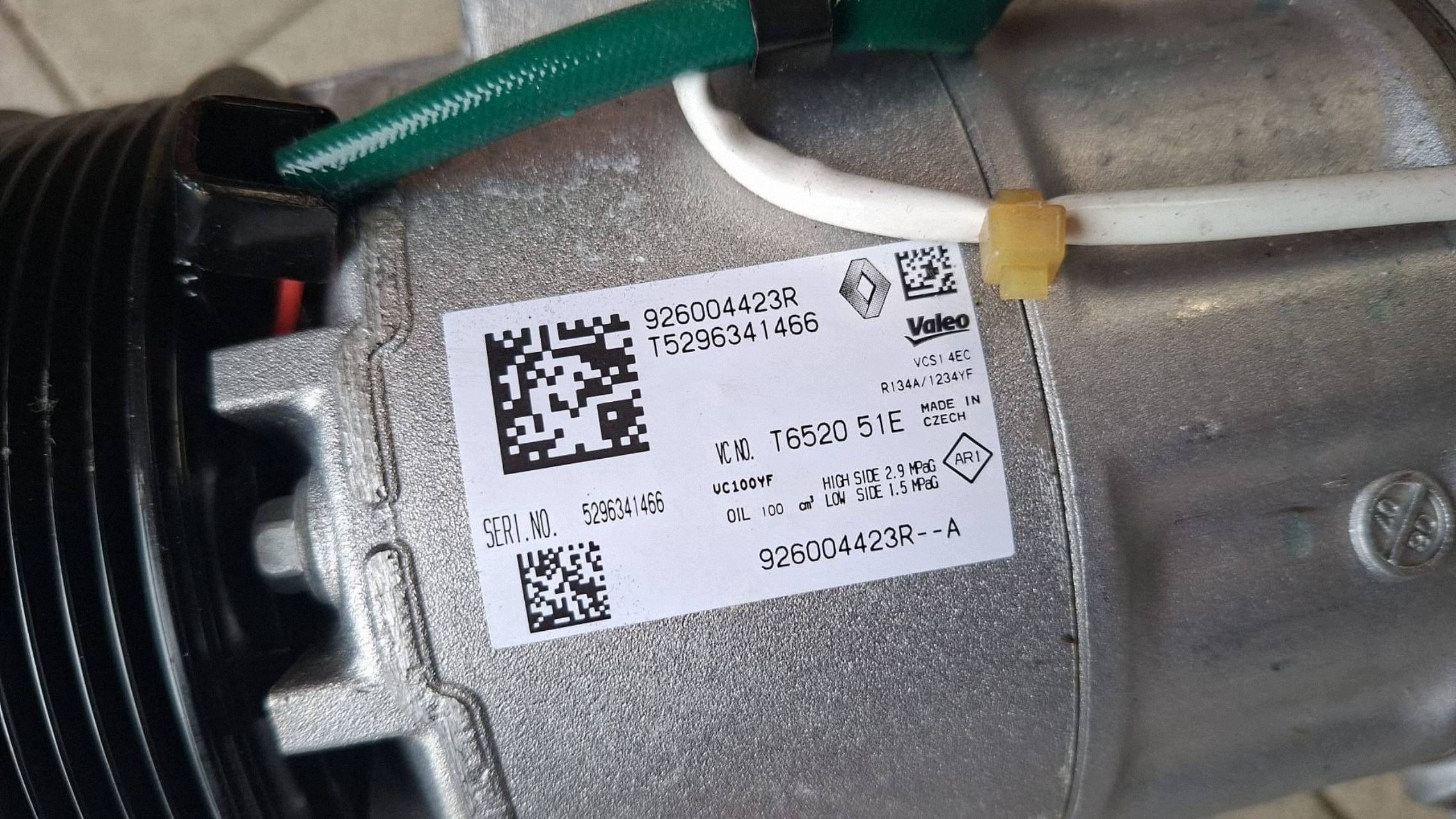 air conditioning compressor Dacia Bigster 4x4 R1310 926004423R as new