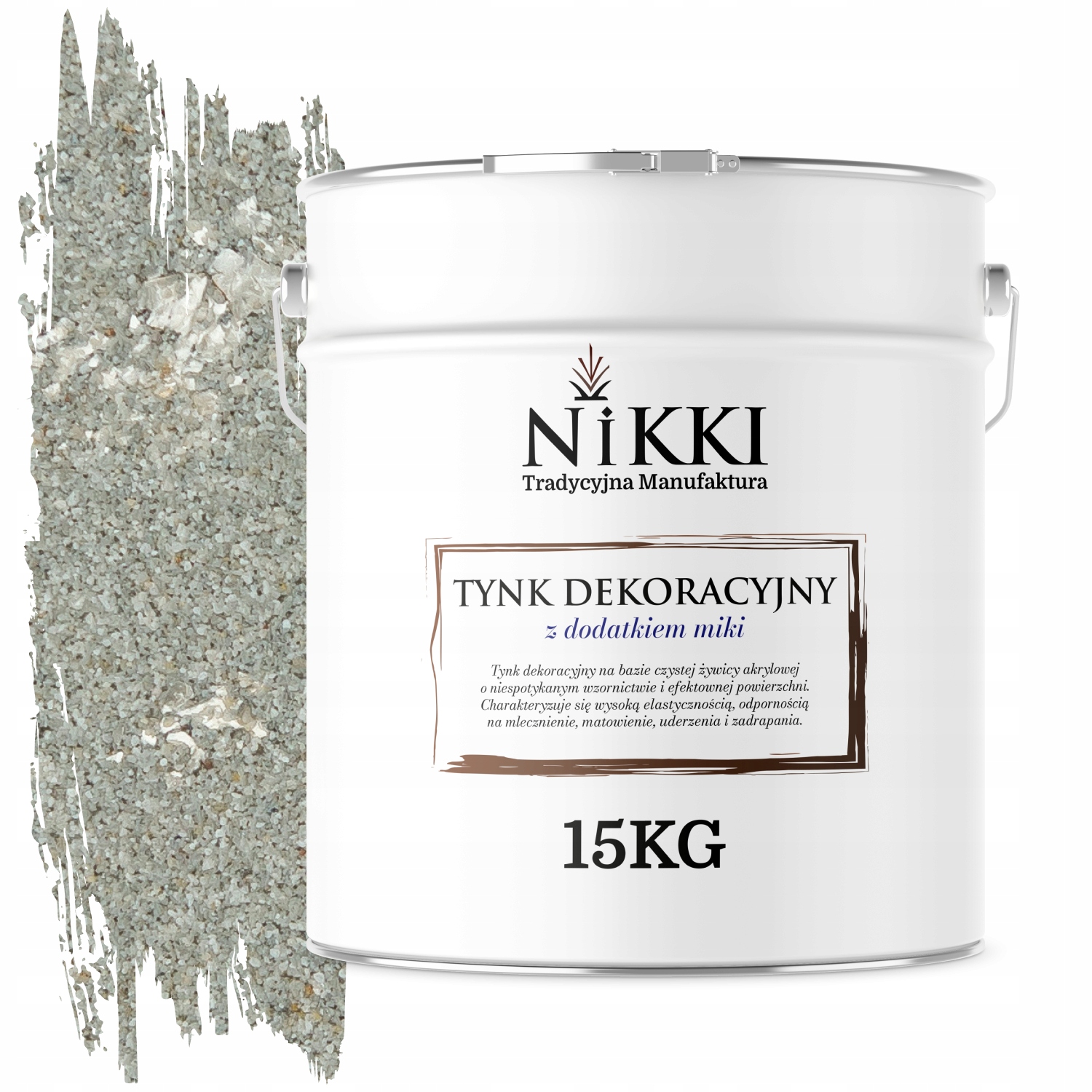 Mozaiková Omietka Jemnozrnná 15 Kg Svetlosivá So Striebornou Sľudou D901