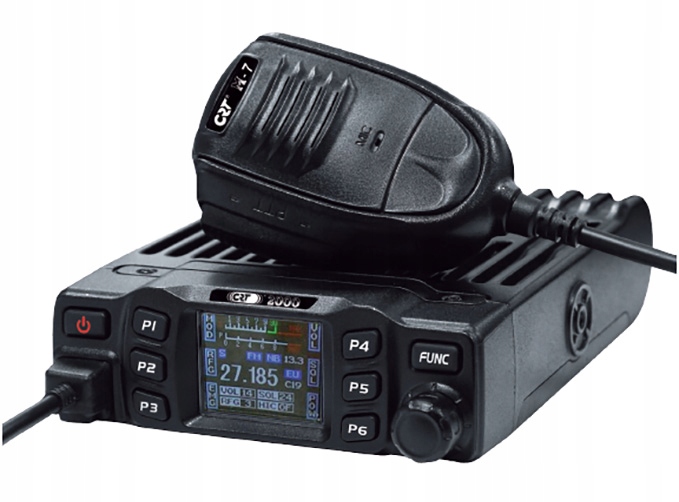 Cb vysielačka Crt 2000 Am/fm 12/24V Nrc Asq Ctcss Dcs Dual Watch