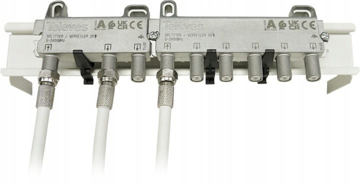 Rozgałęźnik Sygnału 1/3 Televes Spliter 1x3 TV DVB-T2 Rozdzielacz Naziemnej Stan opakowania oryginalne