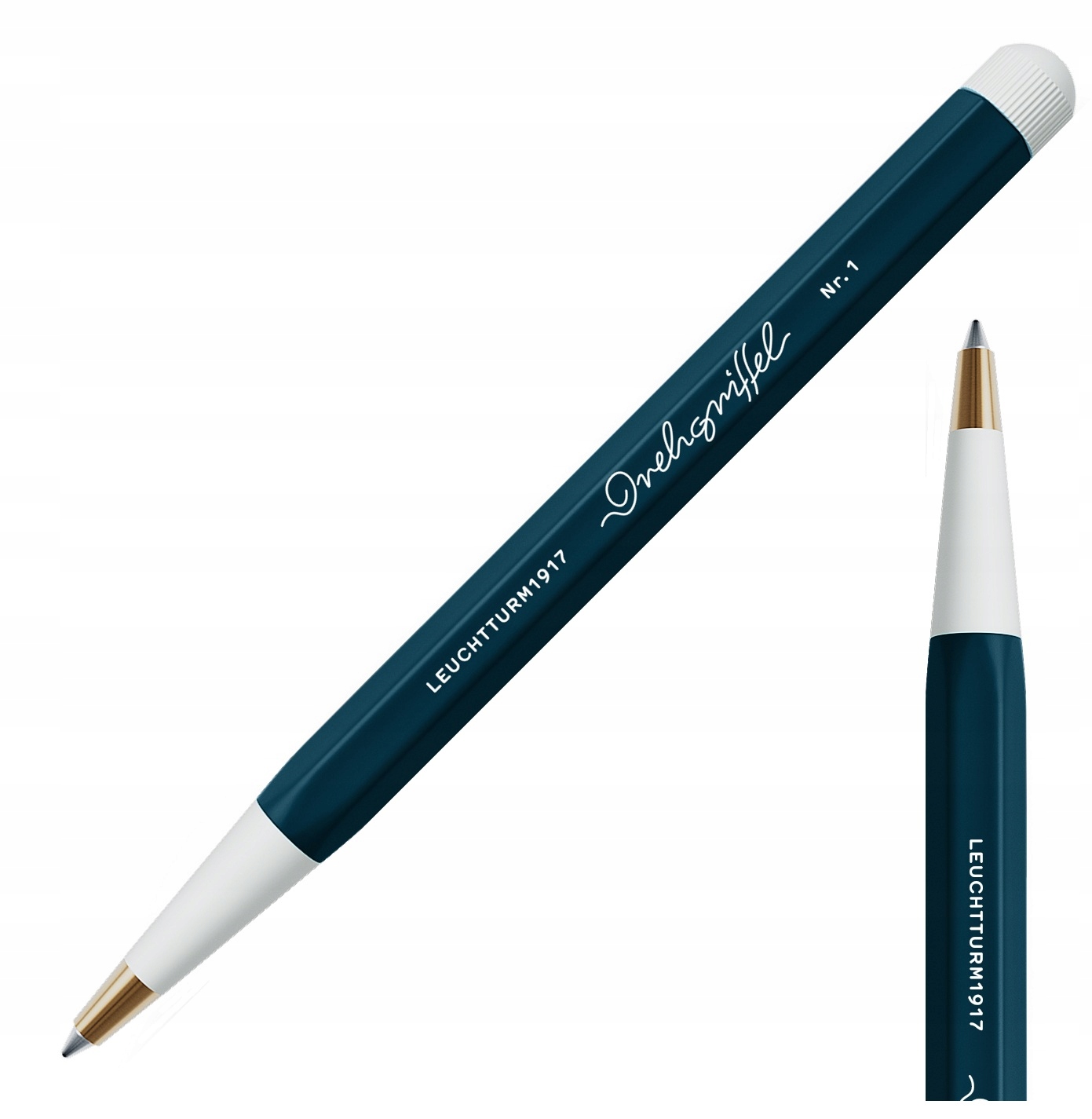 LEUCHTTURM1917 Długopis żelowy obrotowy twist wkład Drehgriffel Deep Sea