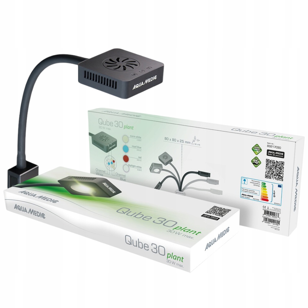 Aque Medic Qube 30 plant 30W Led lampa do akvária