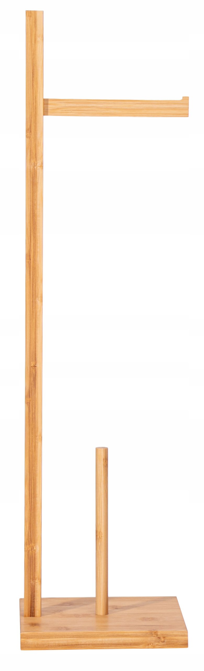 STOJAK NA PAPIER TOALETOWY ZAPAS DREWNIANY UCHWYT BAMBUSOWY DO ŁAZIENKI WC Kolor odcienie brązu i beżu odcienie pomarańczowego inny