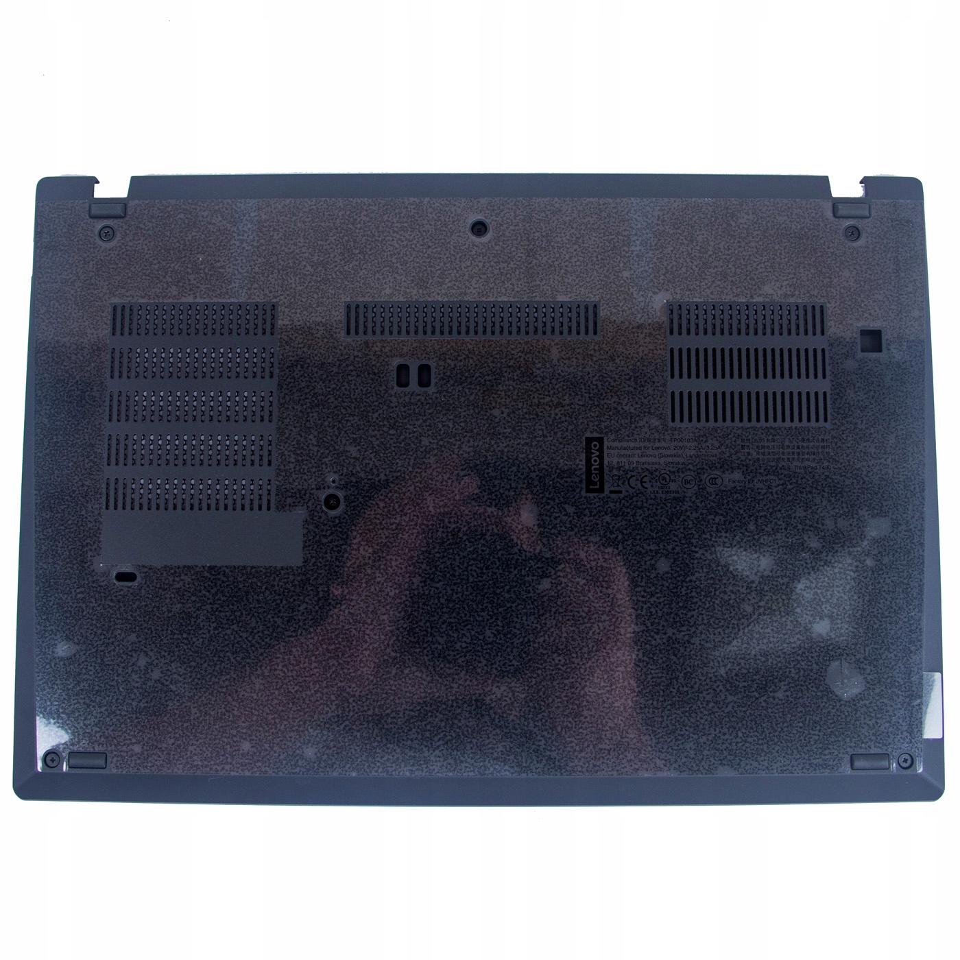 Spodní kryt Lenovo ThinkPad T490 černý, originální, nový kryt 01YN936