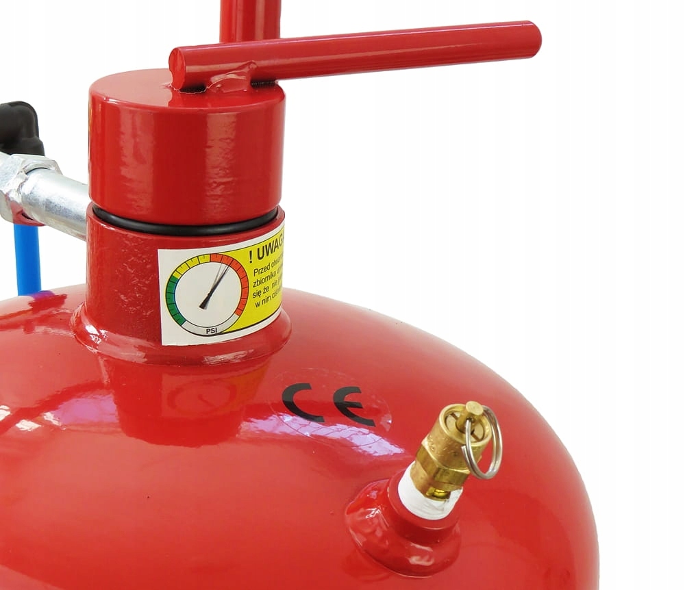 PIASKARKA SYFONOWA 19L MOBILNA MASKA DYSZE ZESTAW Waga produktu z opakowaniem jednostkowym 14.8 kg