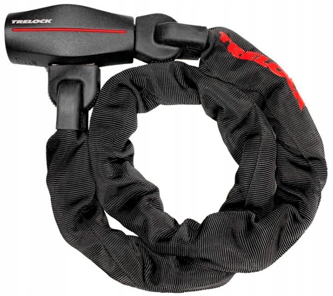 Zapięcie Zabezpieczenie Rowerowe Łańcuch Trelock Bc 680 110cm x 9,5mm