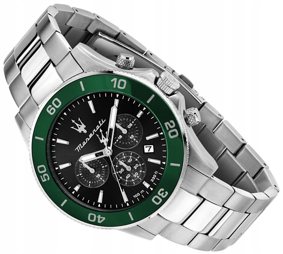 Originální Pánské Hodinky Maserati R8873600008 Módní Chrono S Datem Ø43mm Box