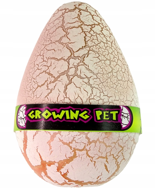 JAJKO DINOZAURA WYKLUWAJĄCY ROSNĄCY DINOZAUR W JAJKU JAJKO DINOZAUR Duże Minimalny wiek dziecka 3