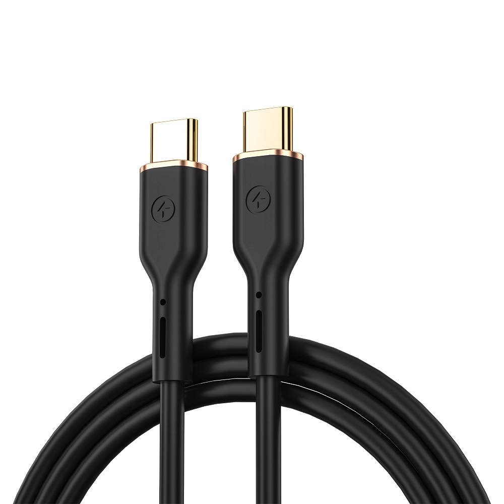 Wiwu kabel YQ02 Usb-c Usb-c 100W 1,2m czarny