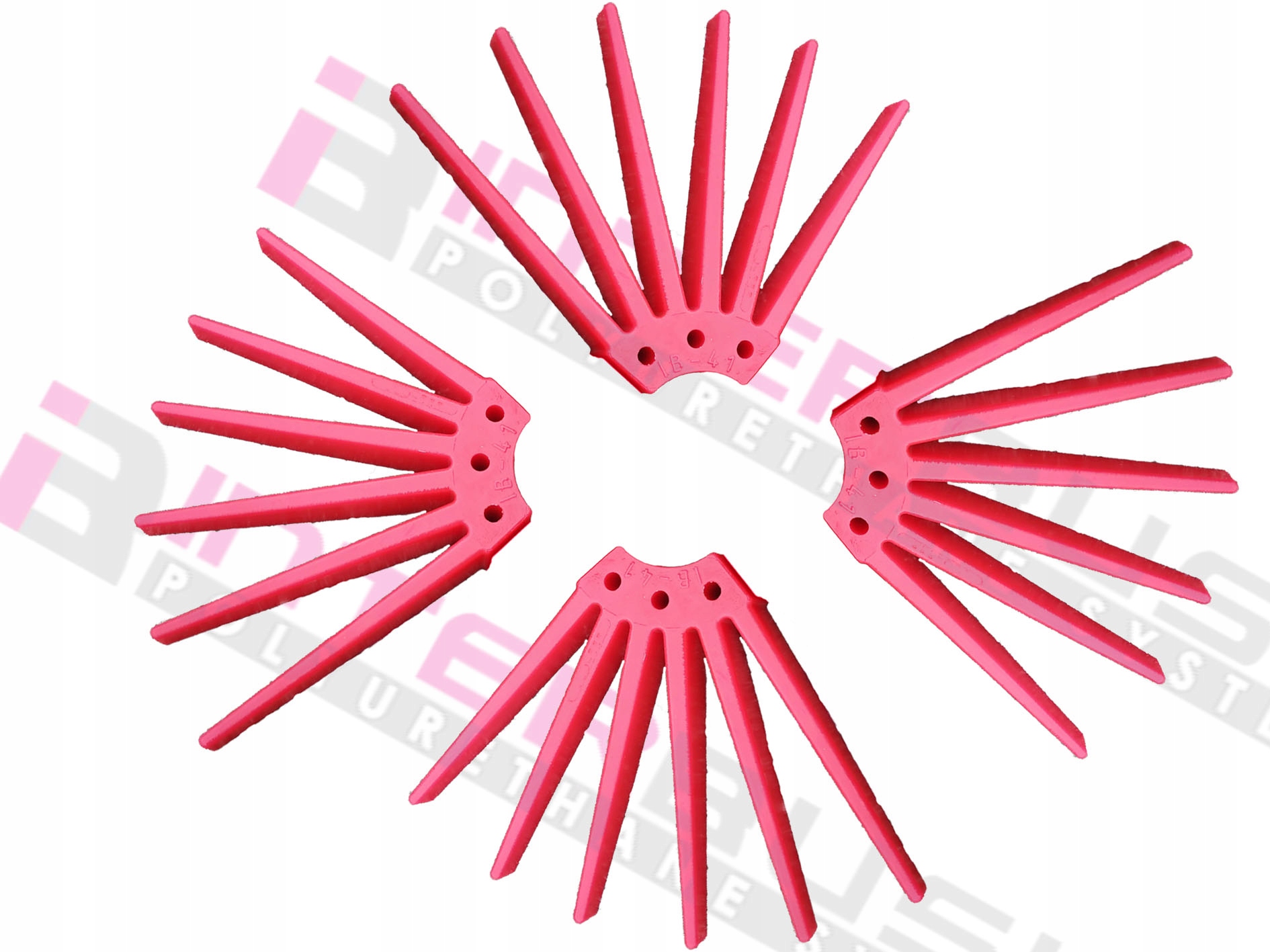 Gwiazda poliuretanowa do pielnika bocznego 520mm Producent Gwarancja Marka Interbush