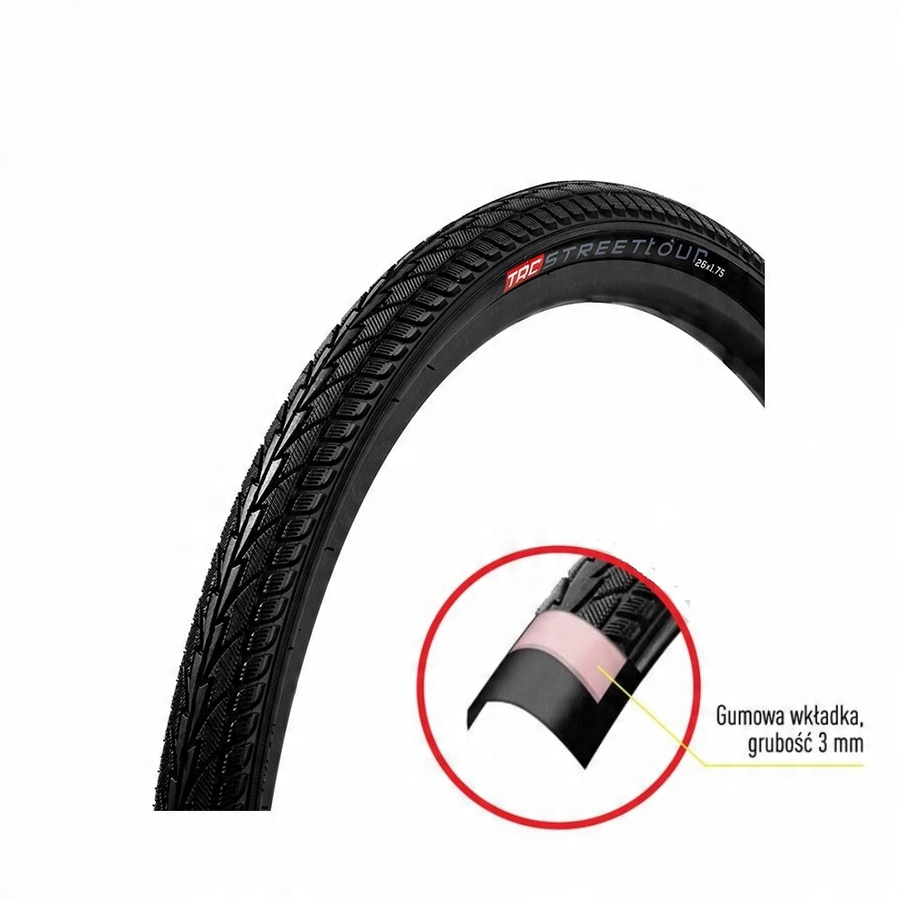 

Opona 26x1.75 [47-559] Street -dr Protect 3 mm Trc