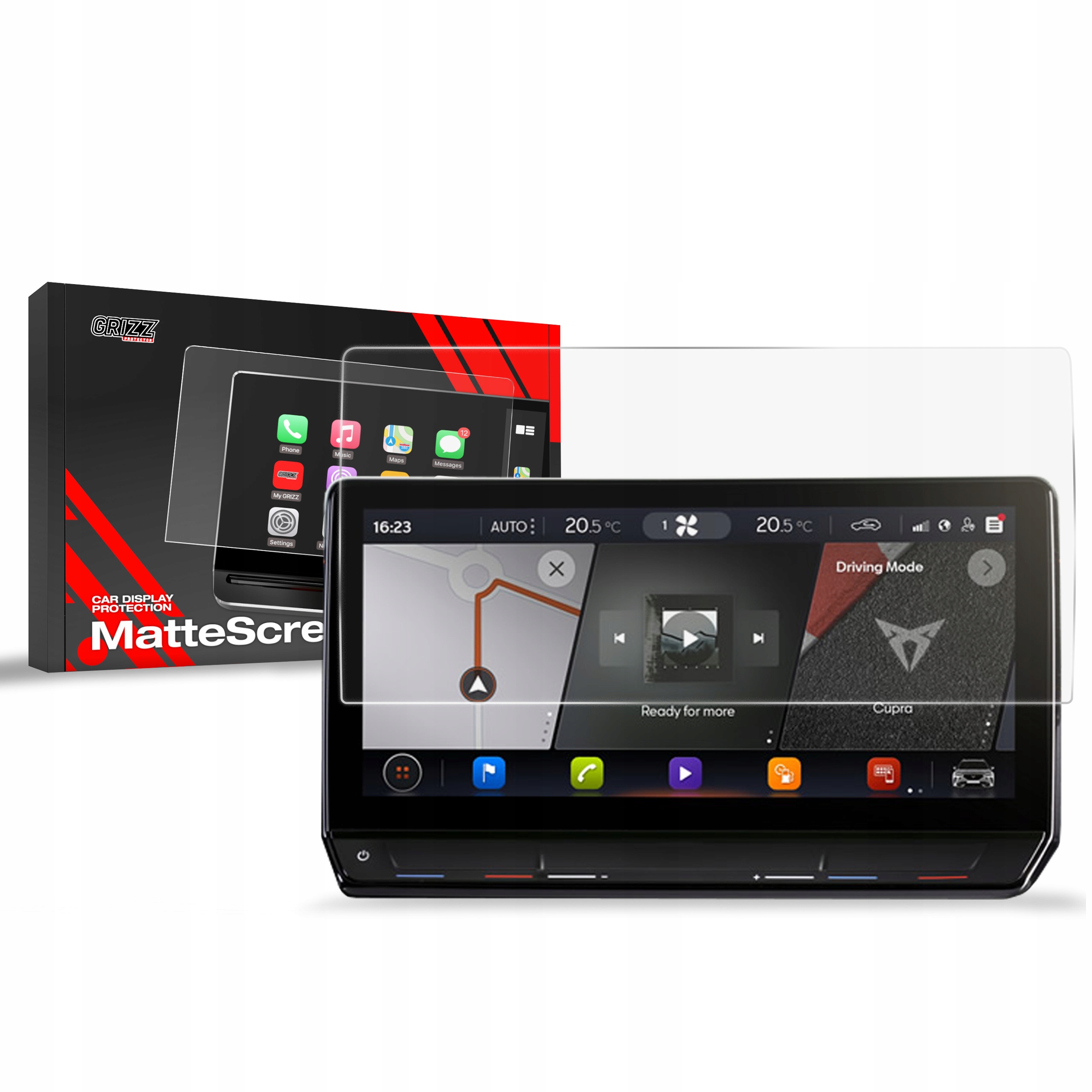 Ochranná fólie displeje (matná), Cupra Formentor, 2020- , Display 12"