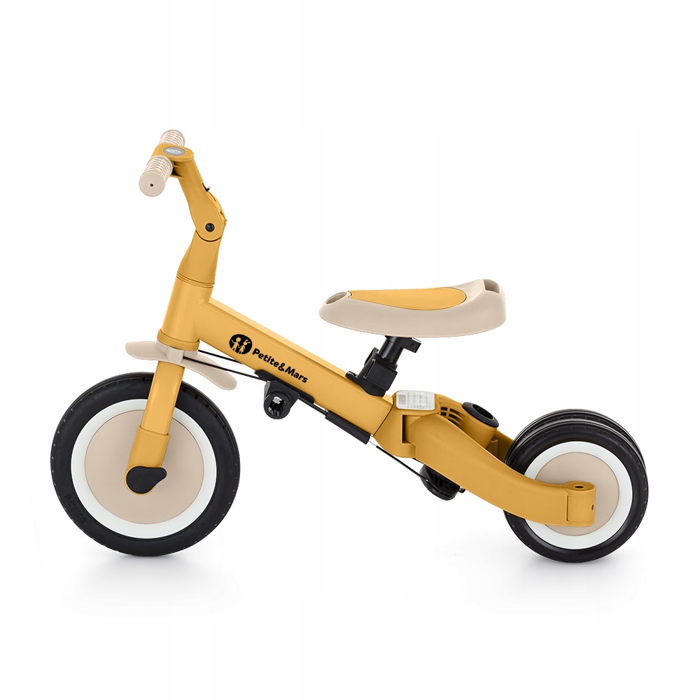 Petite & Mars Turbo - rowerek dziecięcy 5w1 | Intense Ochre Hamulec Brak