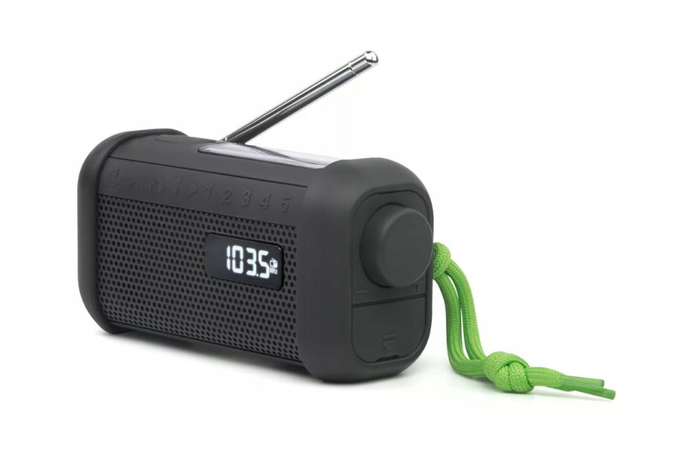 Muse MH-08MB, rádio s Bt, solár dynamo