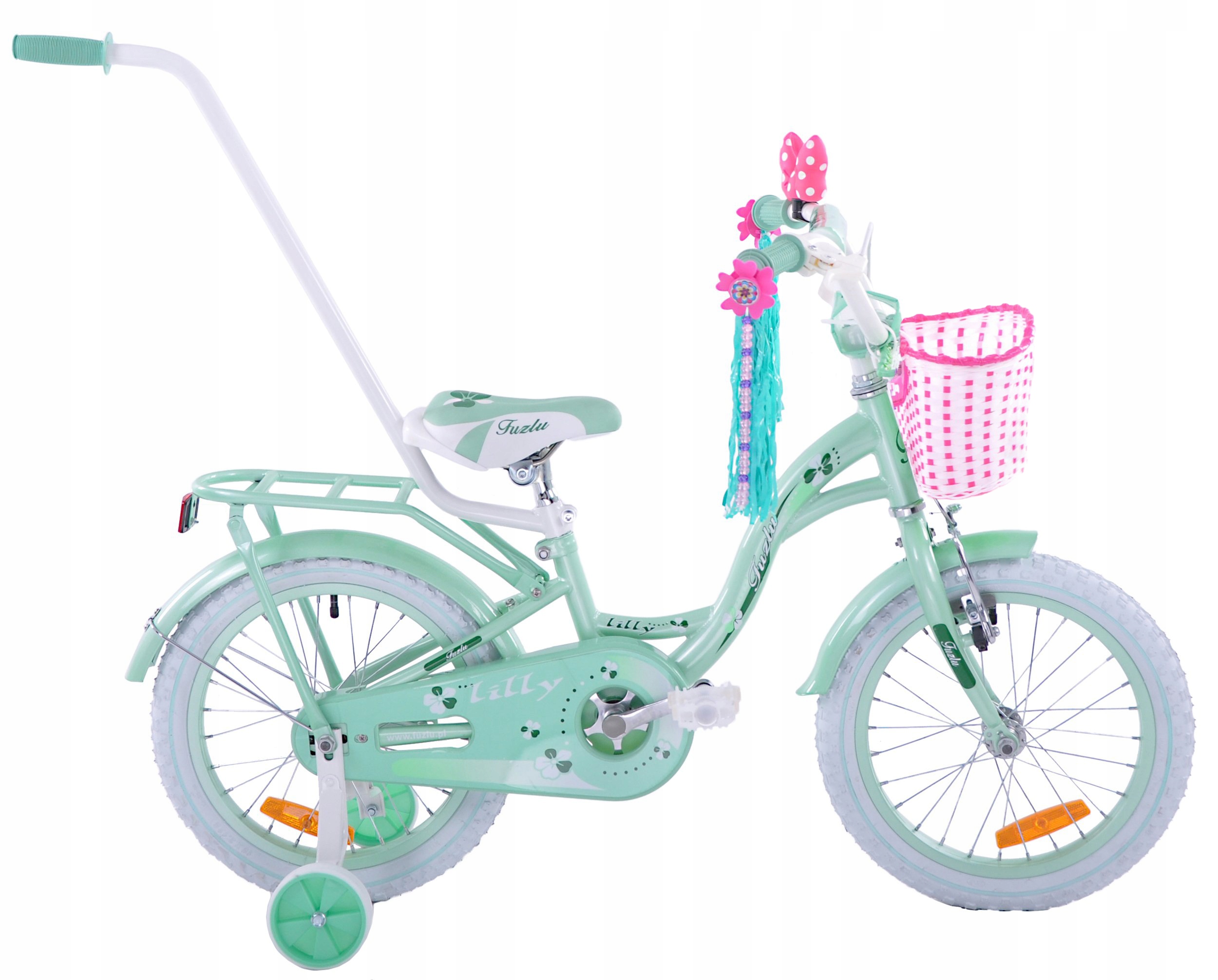 Rower dziecięcy 16 Fuzlu Lilly miętowy
