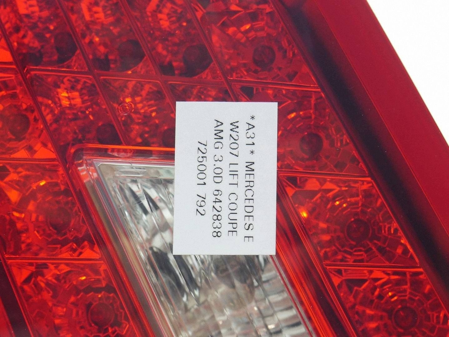 light right rear part right rear MERCEDES E W207 COUPE A2078200464