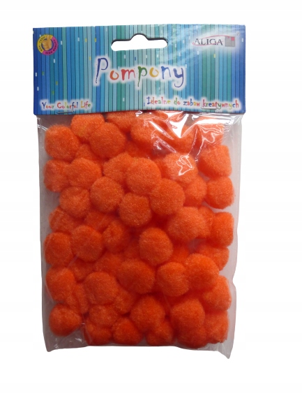 Pompony poliestrowe 60 szt. Aliga