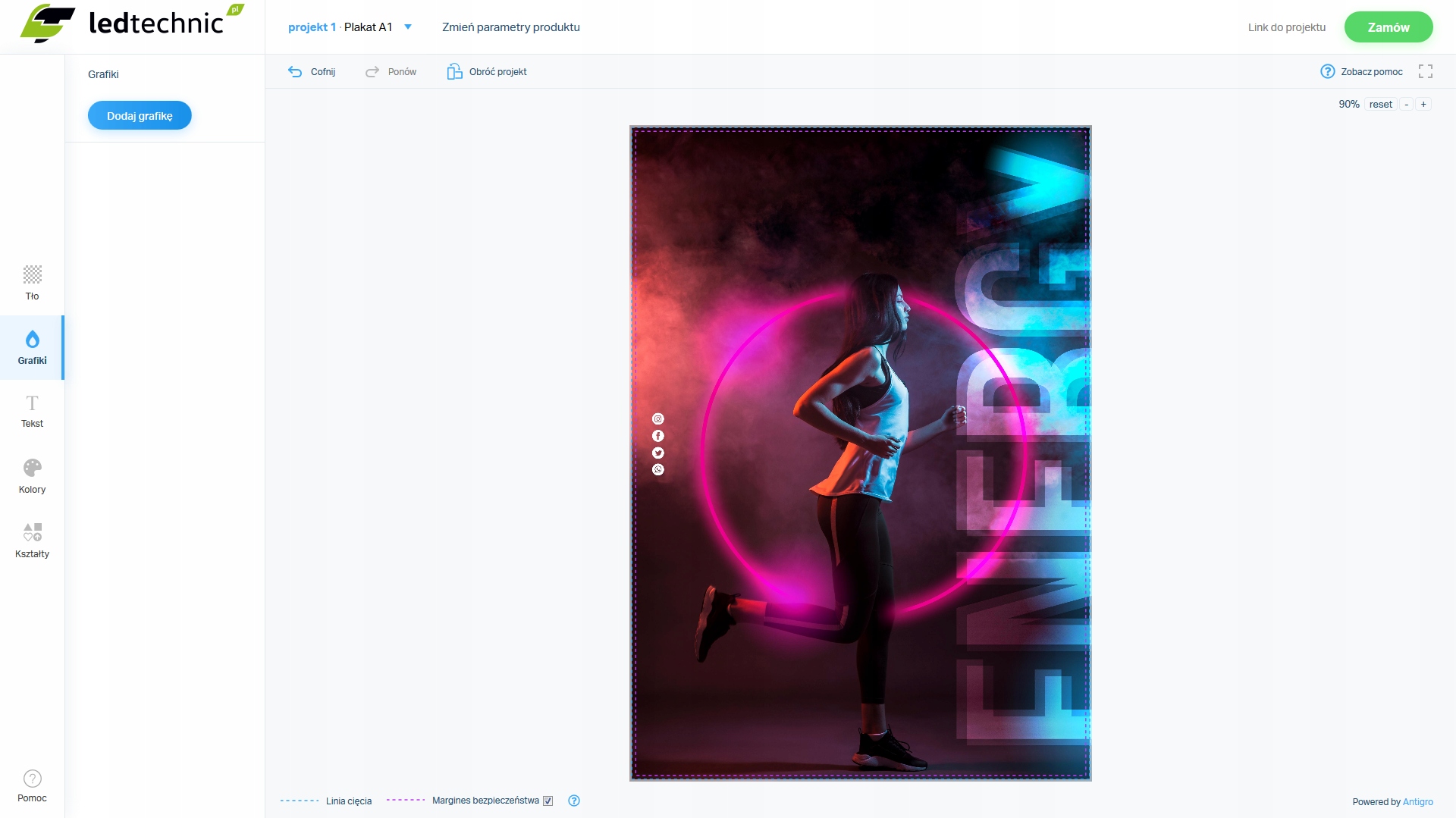 PLAKAT PLAKATY A7 PAPIER 150G KREATOR 50 SZTUK Marka inna