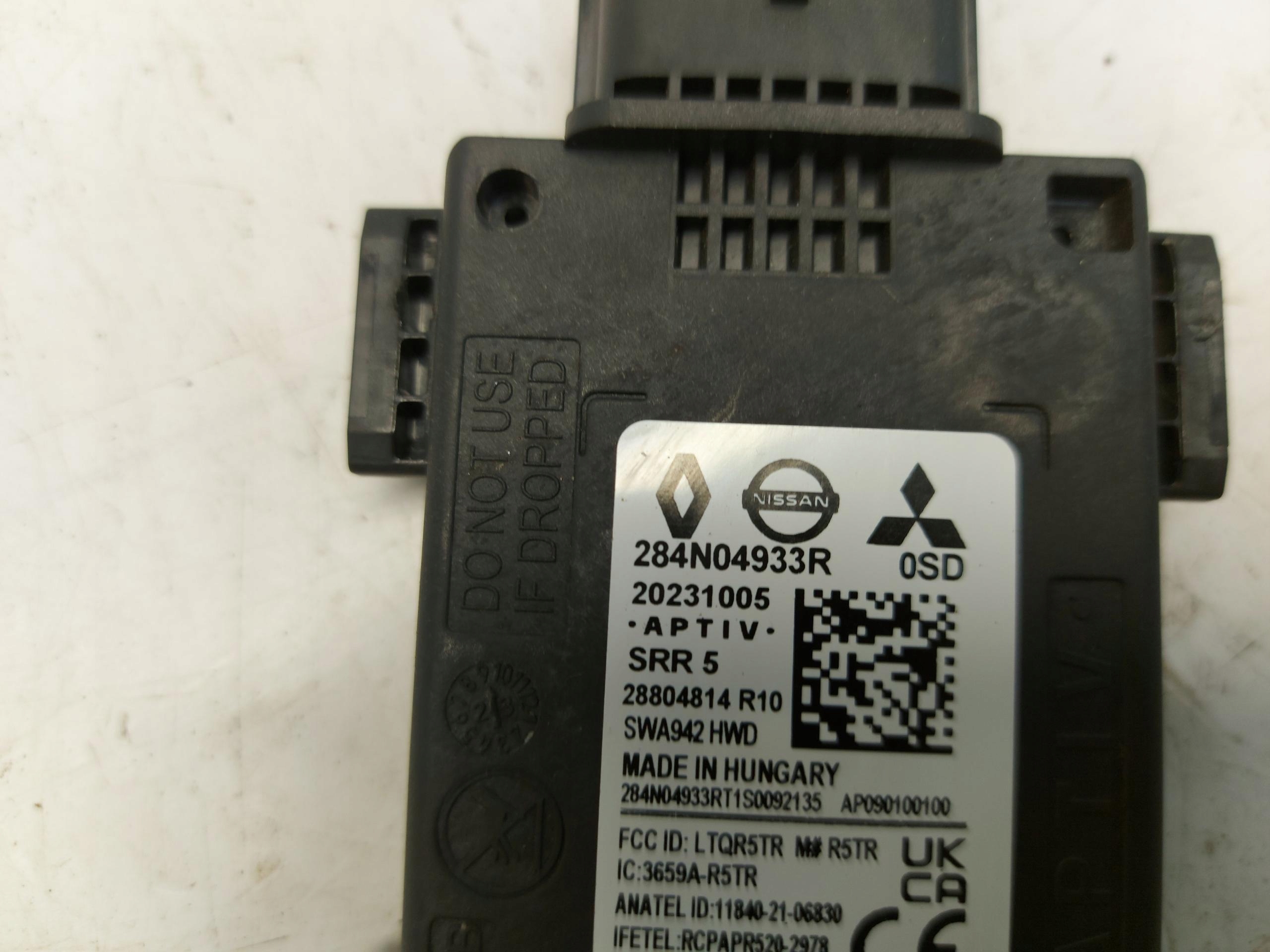 RENAULT AUSTRAL E RADAR right rear part 284N04933R